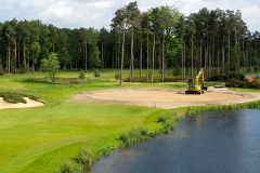 Golf course construction at Queenswood Golf Club