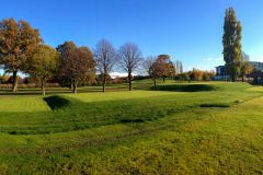 Golf course hole construction