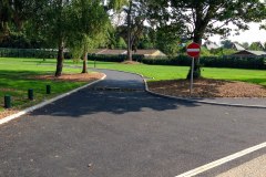 Landscaping and civil engineering cemetery roads