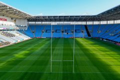 Hybrid turf rugby pitch ricoh arena