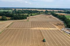 Natural turf sports field construction Colchester