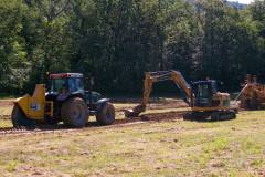 Field land drainage works