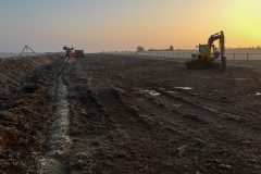 Land drainage and pipeline laying