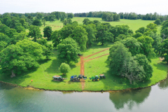 Drainage trencher at Woburn Park