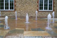 Water engineering patio water feature