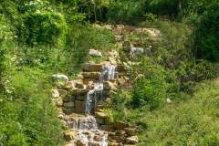 Water engineering waterfall and jetty