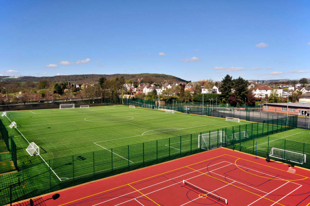 White Horse Contractors Beckfoot School artificial sports pitch