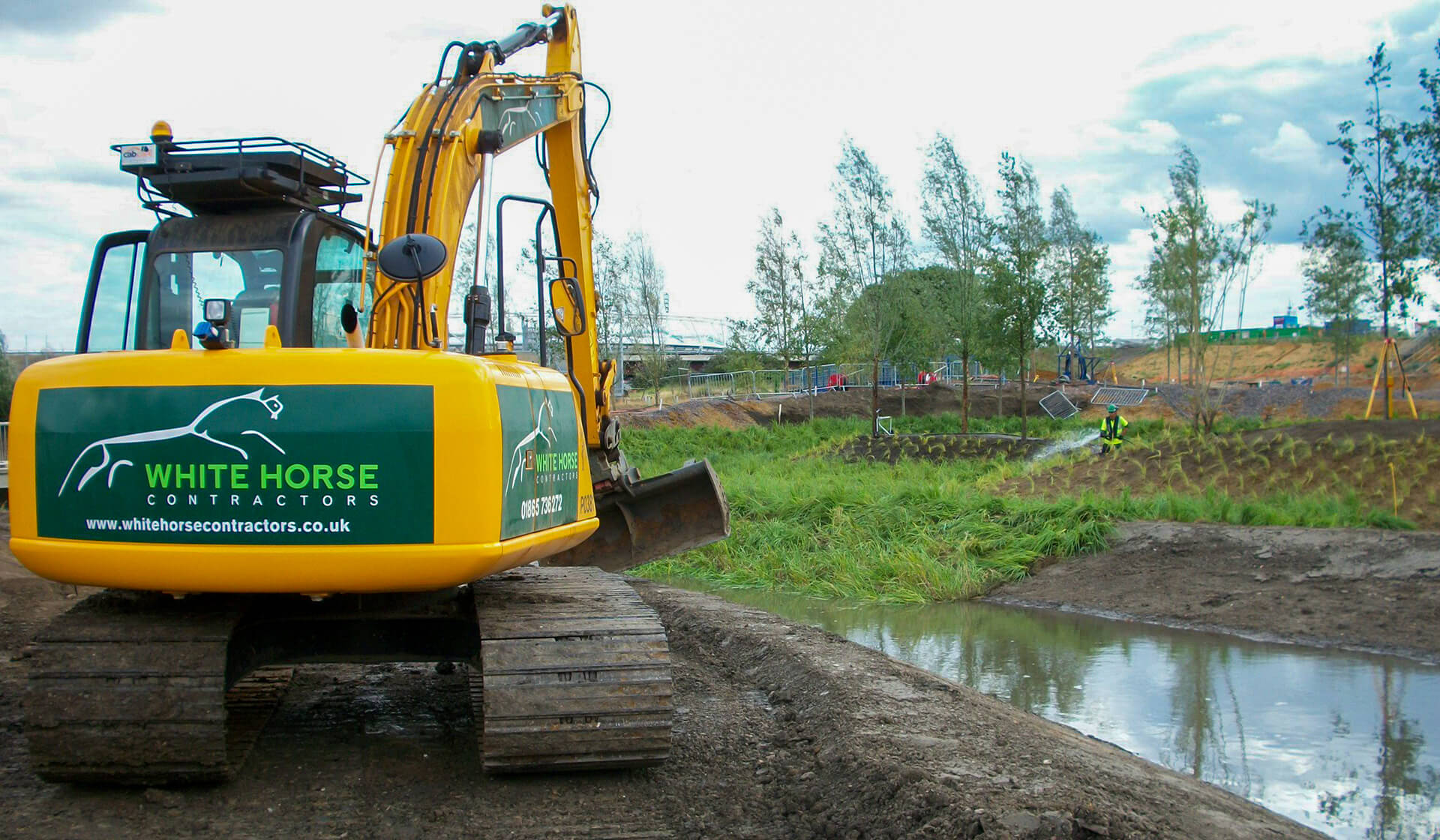 Plant white horse contractors queen elizabeth park