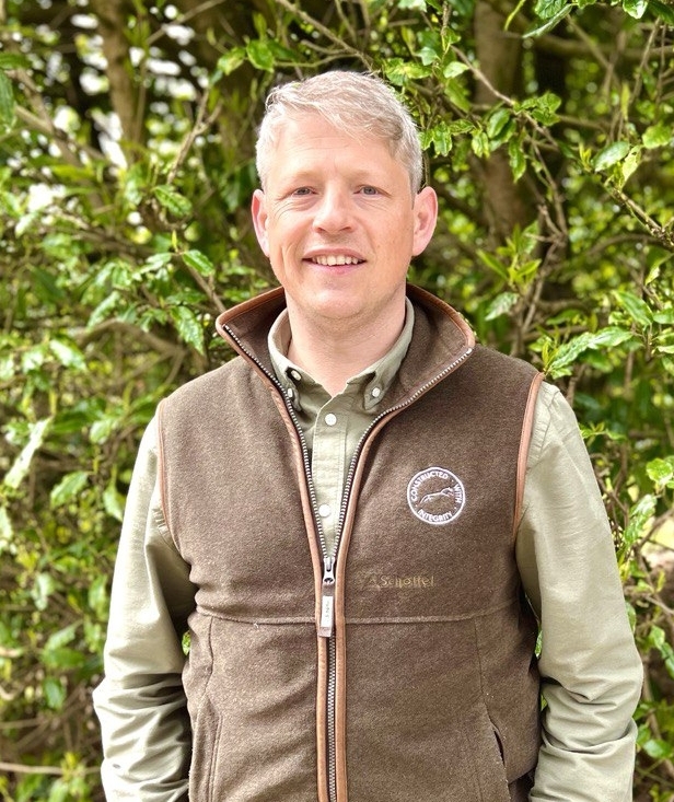 Simon Callaway, wearing White Horse Contractors Gillet